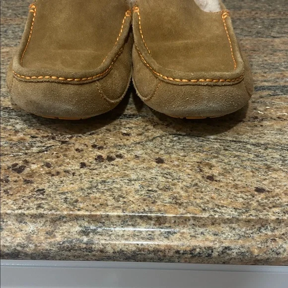 UGG Men's Brown Suede Slip-Ons - Picture 6 of 6